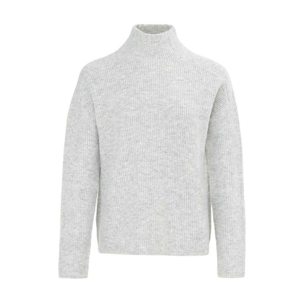 Miso Womens/Ladies Ribbed Sweater / Light Grey
